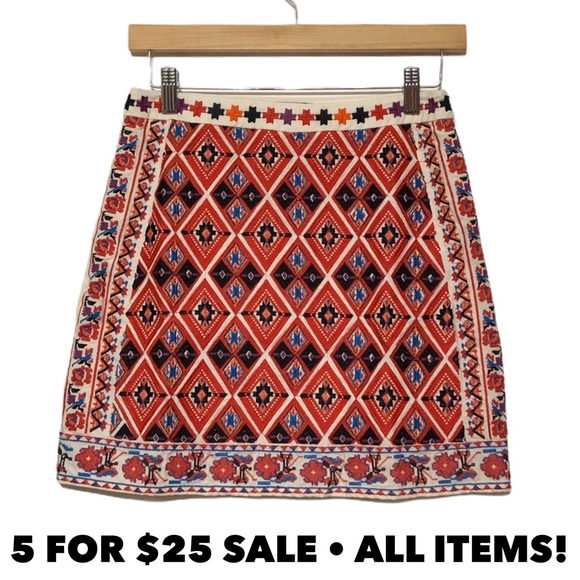 fab'rik Dresses & Skirts - Fabrik Embroidered Skirt